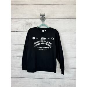 Black Graphic Sweatshirt